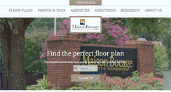 Desktop Screenshot of maisonbocageapt.com